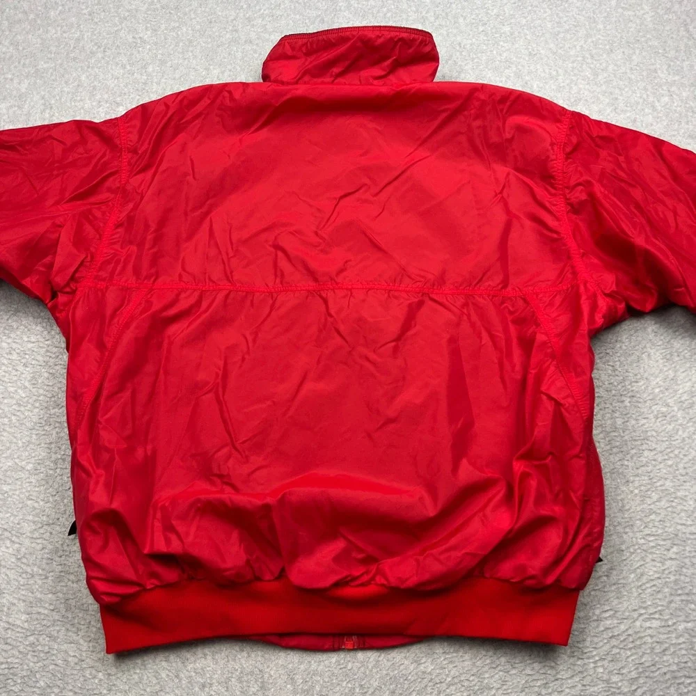 Patagonia Shelled Synchilla Jacket Mens XL Red Capilene Fleece Lined Bomber